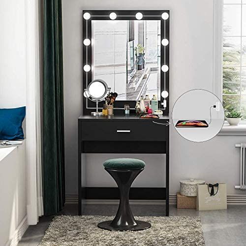 Led Vanity Mirror Lights Kit With 10 Dimmable Bulbs For Makeup Table- White