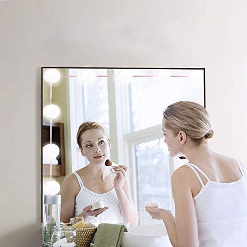 Led Vanity Mirror Lights Kit With 10 Dimmable Bulbs For Makeup Table- White