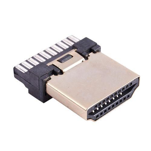 5 Pcs HDMI Male 19 Pins A Type Solder Plug Termination Repair Replace
