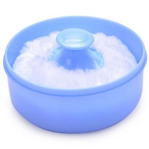 Baby Soft Face Body Cosmetic Powder Puff Box Case