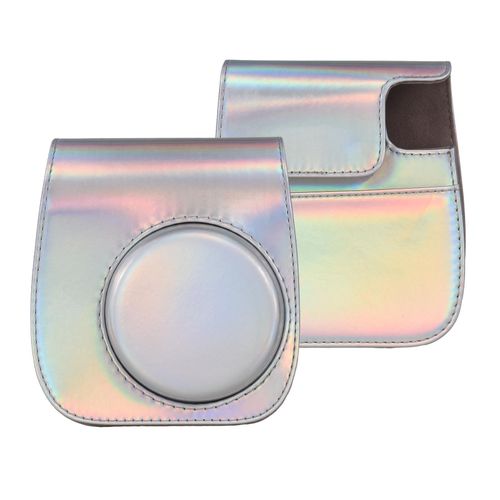 Instant Camera Storage Case Camera Bag PU Leather Magnetic Buckle with Shoulder Strap Compatible with Fujifilm Instax Mini 12/11/9/8 NO5124