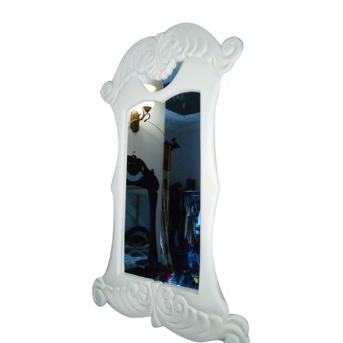 Kellyson Creatives Wall Hanging Dressing Mirror (Big Size) - White