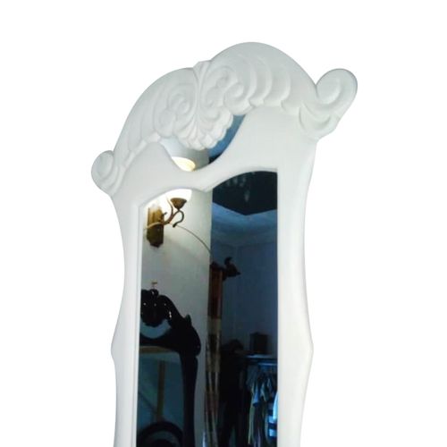 Kellyson Creatives Wall Hanging Dressing Mirror (Big Size) - White