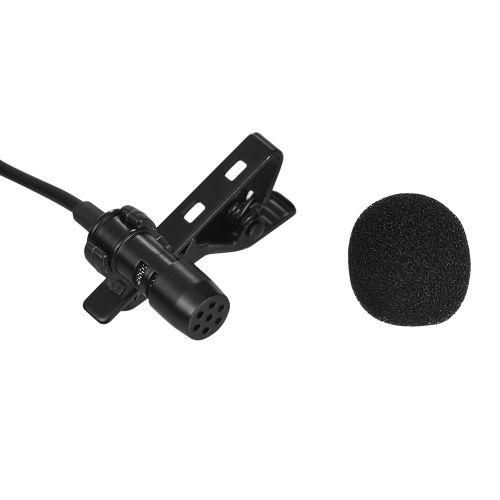 Andoer 6m20ft USB Dualhead Lavalier Lapel Microphone