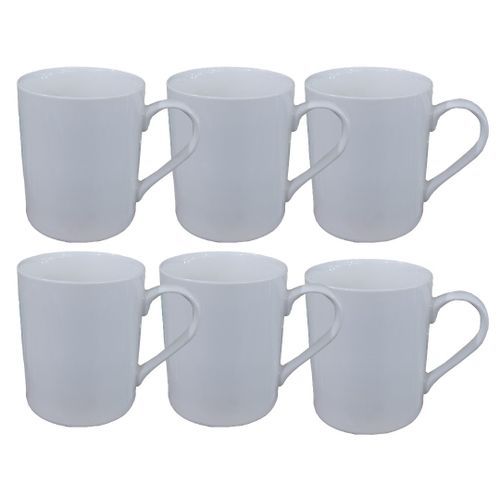 Dinner Set 49pcs Ceramic Dinner Set -White & Silver