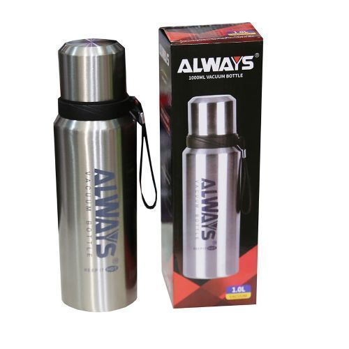 Always Vacuum Flask, 1.0l- Silver