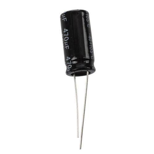 5 x 470uF 50V 105 Celsius Radial Electrolytic Capacitor 10x20mm