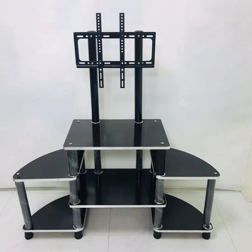 Original Wooden Multilayered Multipurpose YM TV Stand -Black