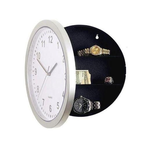 Wall Clock Hidden Safe,Clock Safe Secret Safes Hidden Safe Wall Clock For Secret Stash Money Cash Jewelry,Wall Clock Compartment Stash Box