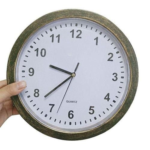 Wall Clock Hidden Safe,Clock Safe Secret Safes Hidden Safe Wall Clock For Secret Stash Money Cash Jewelry,Wall Clock Compartment Stash Box