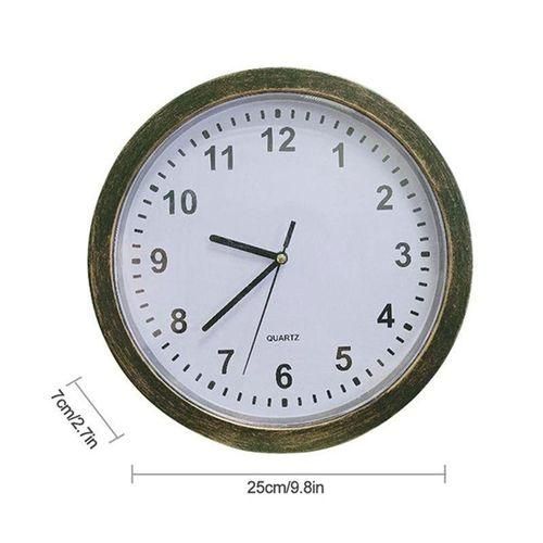 Wall Clock Hidden Safe,Clock Safe Secret Safes Hidden Safe Wall Clock For Secret Stash Money Cash Jewelry,Wall Clock Compartment Stash Box