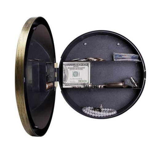 Wall Clock Hidden Safe,Clock Safe Secret Safes Hidden Safe Wall Clock For Secret Stash Money Cash Jewelry,Wall Clock Compartment Stash Box