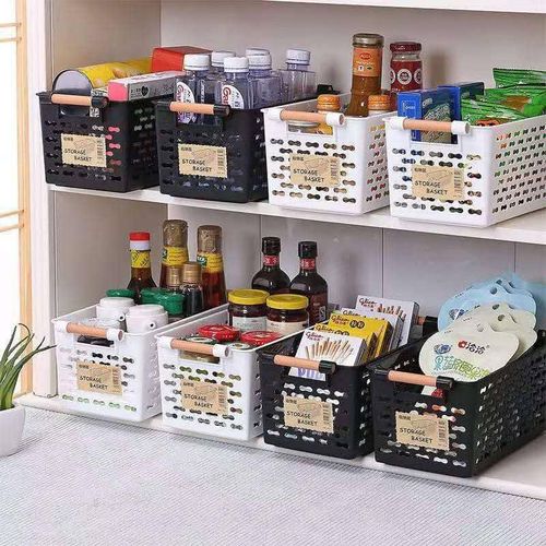 Fridge Storage Rack  Shelf Holder Bathroom Desktop Basket