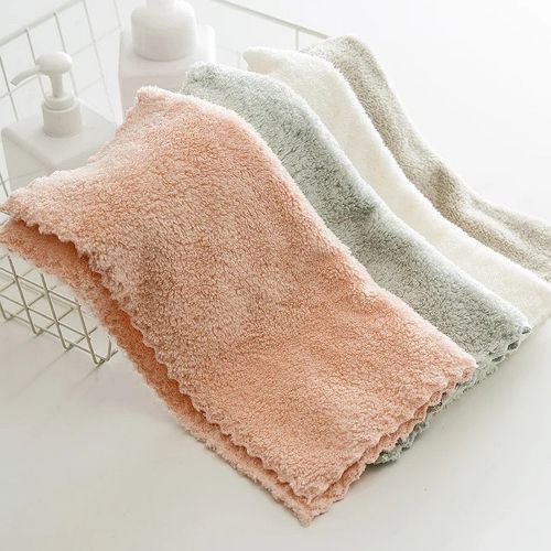 30x30cm, 4 Piece Microfiber Kitchen Dish Cleaning Drying Towels Bathroom Face Towels -Multi-colour.