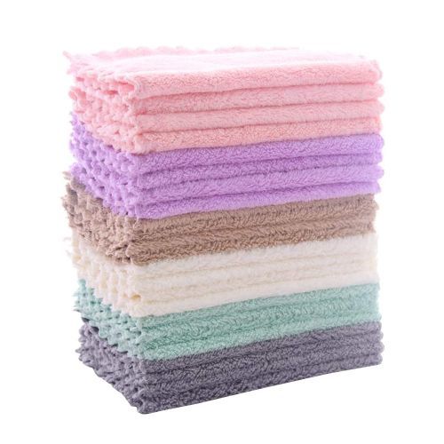 30x30cm, 4 Piece Microfiber Kitchen Dish Cleaning Drying Towels Bathroom Face Towels -Multi-colour.