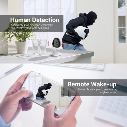 3MP 1296P Indoor Wireless PTZ IP Camera, Plug Type:US Plug