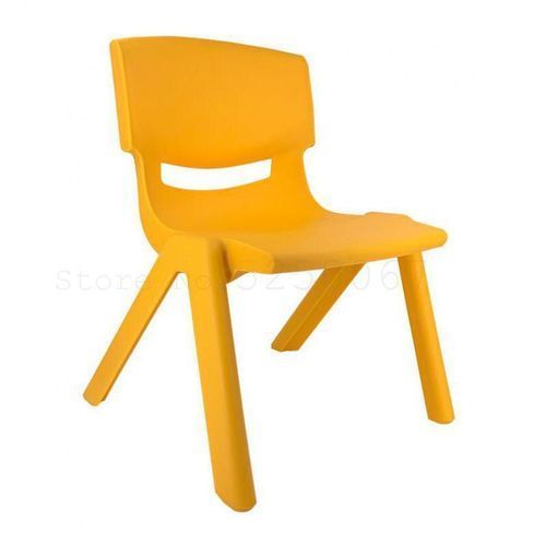 Plastic Kindergarten Baby Chair - Orange
