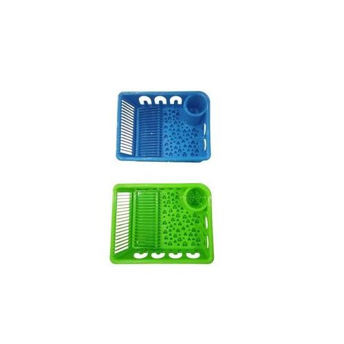 Strong Plastic Dish Rack - Green