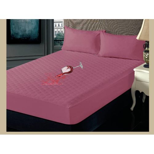 Water Resistant Mattress Protector-Maroon