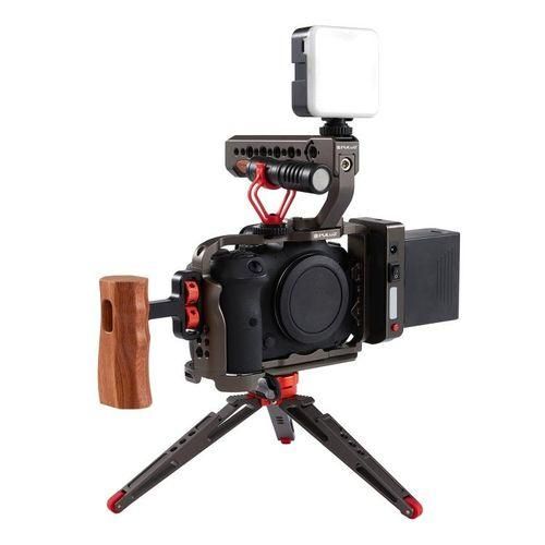 L PULUZ Video Camera Cage For Canon EOS R5  EOS R6