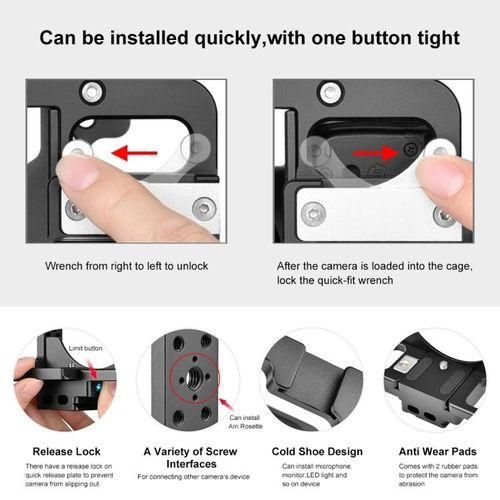 l PULUZ Video Camera Cage for Nikon Z6  Z7