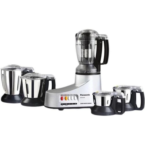 Panasonic 9in1 1000W Power Wet And Dry Super Mixer Grinder / Blender MXAC555- Silver