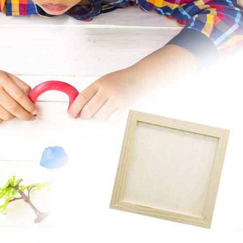 Wooden DIY Blank Photo Frame Dried Flowers Frames Solid
