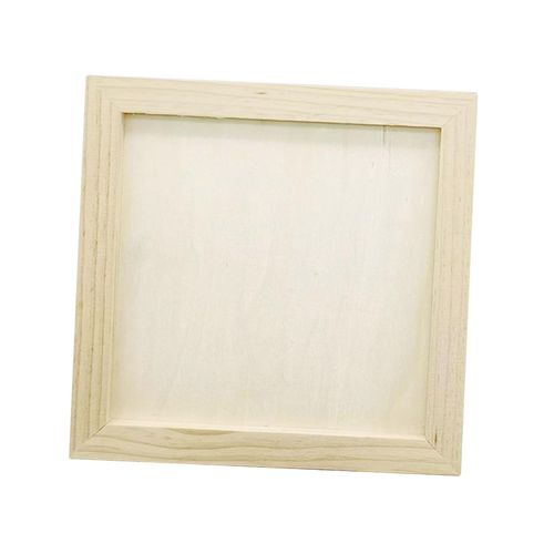 Wooden DIY Blank Photo Frame Dried Flowers Frames Solid
