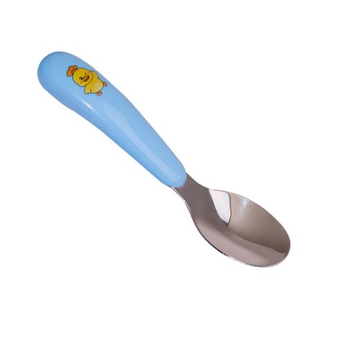 Children Food Supplement Spoon Comfortable and Non-slip Handle Suitable for Children Kid Baby Toddlers,Blue NO5115