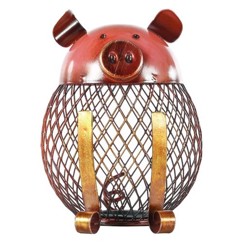 Piggy Bank Children Toy Bank Iron Coin Holder Boy Girls Coin Money Cash Saving Box for Decoration or Gift