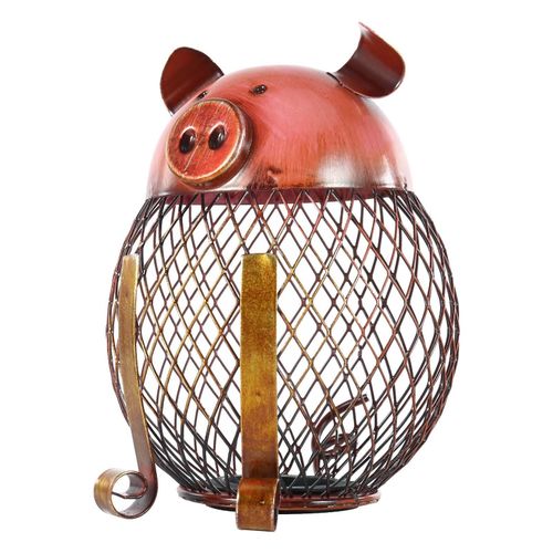Piggy Bank Children Toy Bank Iron Coin Holder Boy Girls Coin Money Cash Saving Box for Decoration or Gift