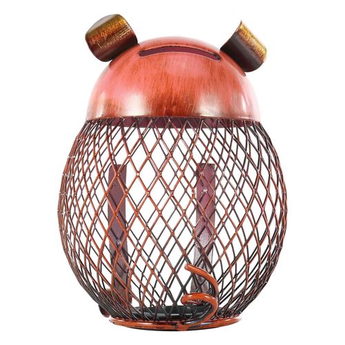 Piggy Bank Children Toy Bank Iron Coin Holder Boy Girls Coin Money Cash Saving Box for Decoration or Gift