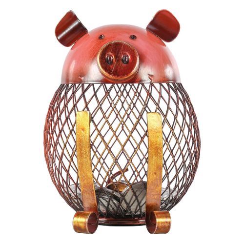 Piggy Bank Children Toy Bank Iron Coin Holder Boy Girls Coin Money Cash Saving Box for Decoration or Gift