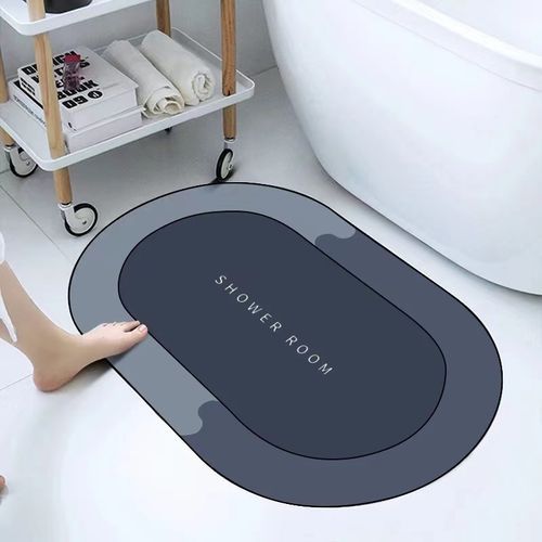 2Pcs Quick Dry Super Absorbent Bathroom Bath Mat Set