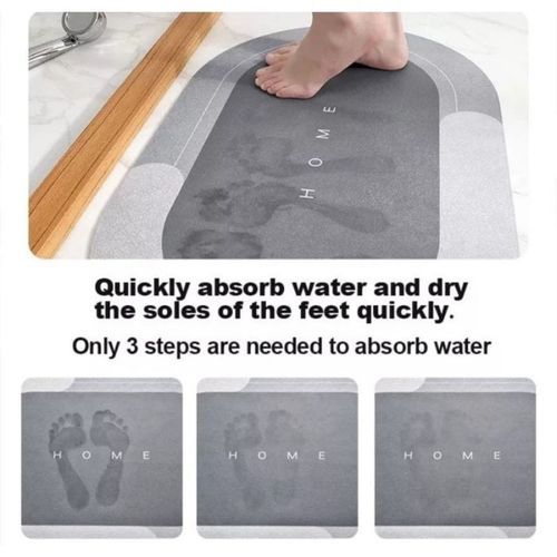 2Pcs Quick Dry Super Absorbent Bathroom Bath Mat Set