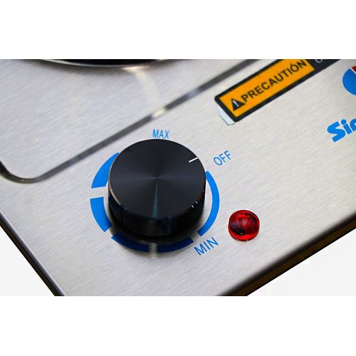 Simbaland Electric Single Hotplate - Grey(1 YR WRTY)