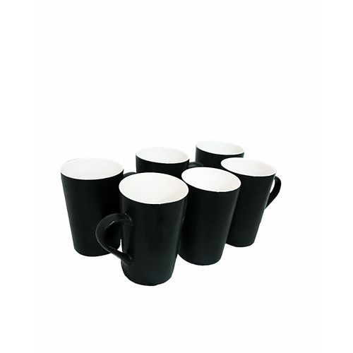 Coffee Cups 6pcs Black