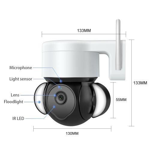 4MP Smart Floodlight Camera