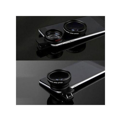 Phone Lens 2 In 1 Clip On 0.45X Wide Angle10X Macro Lens