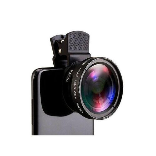 Phone Lens 2 In 1 Clip On 0.45X Wide Angle10X Macro Lens