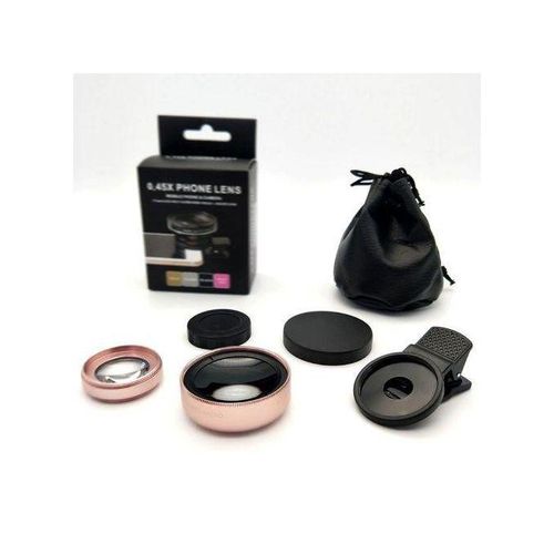 Phone Lens 2 In 1 Clip On 0.45X Wide Angle10X Macro Lens