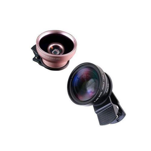 Phone Lens 2 In 1 Clip On 0.45X Wide Angle10X Macro Lens