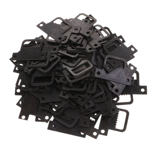 100pcs 32x22mm DIY Sawtooth Mirror Photo Picture Frame Hangers Hooks T