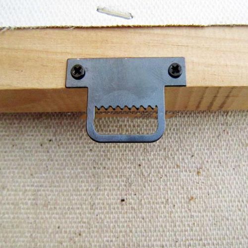 100pcs 32x22mm DIY Sawtooth Mirror Photo Picture Frame Hangers Hooks T