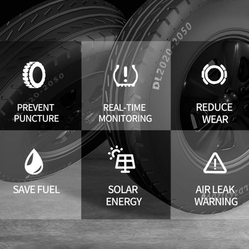 Wireless Tire Pressure Monitoring System External Tire Pressure Monitor for Cars Colorful Screen