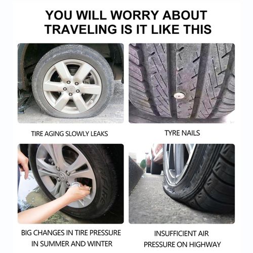 Wireless Tire Pressure Monitoring System External Tire Pressure Monitor for Cars Colorful Screen