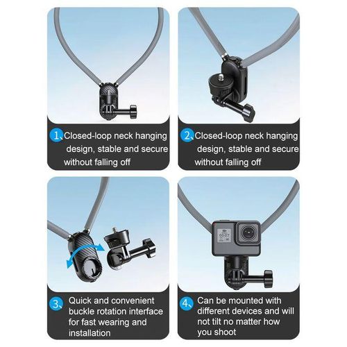 Camera Neck Holder Mount Neck Mount Chest Holder With 1/4