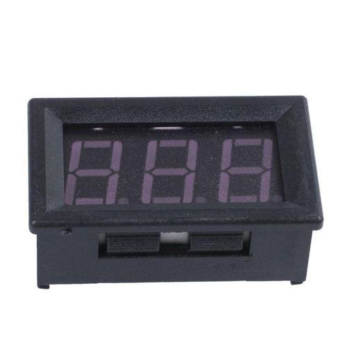 DC 0-99.9V 3 Wire LED Digital Display Panel Volt Meter Voltage Voltmeter Car Motor - RED