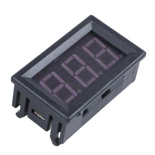 DC 0-99.9V 3 Wire LED Digital Display Panel Volt Meter Voltage Voltmeter Car Motor - RED