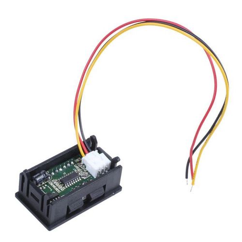 DC 0-99.9V 3 Wire LED Digital Display Panel Volt Meter Voltage Voltmeter Car Motor - RED